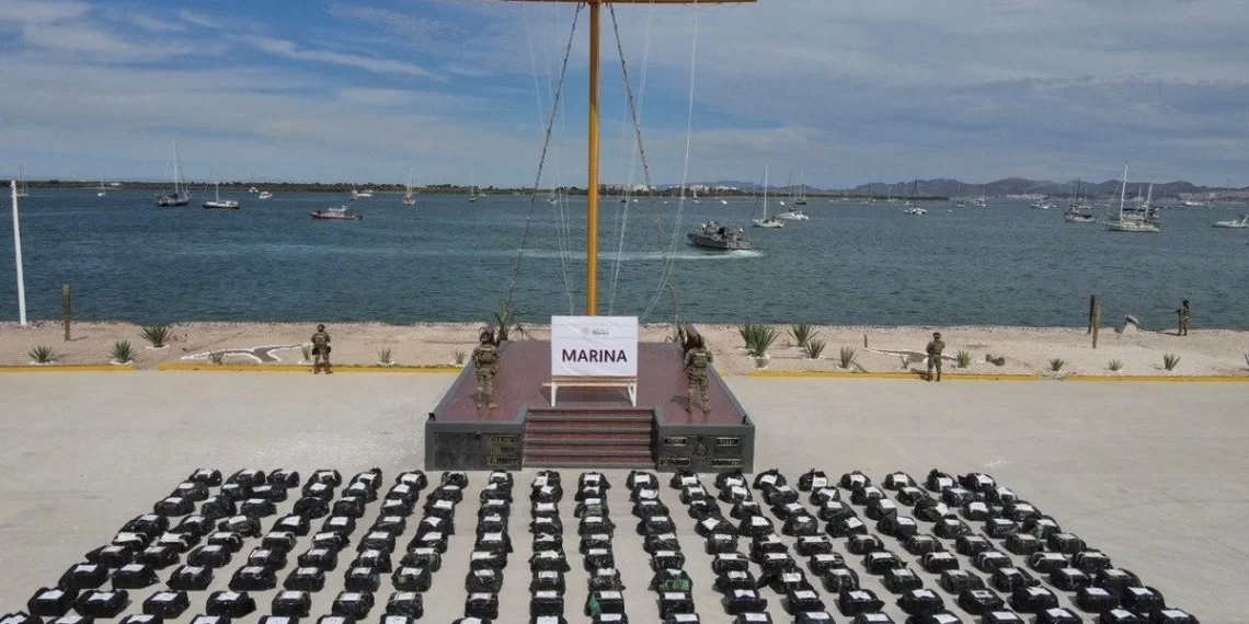 Marina ha decomisado en 2026 más de 10 toneladas de cocaína en el mar