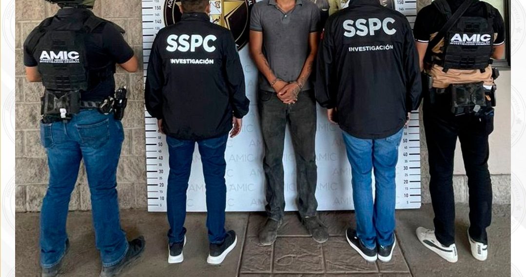 Captura AMIC y SSPC en Hermosillo a joven señalado por tentativa de homicidio