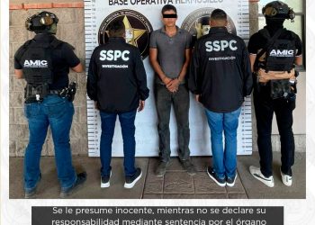 Captura AMIC y SSPC en Hermosillo a joven señalado por tentativa de homicidio