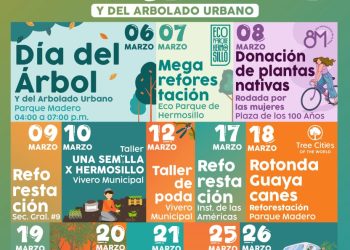 Continúa Gobierno Municipal agenda de actividades del Día del Árbol y del Arbolado Urbano