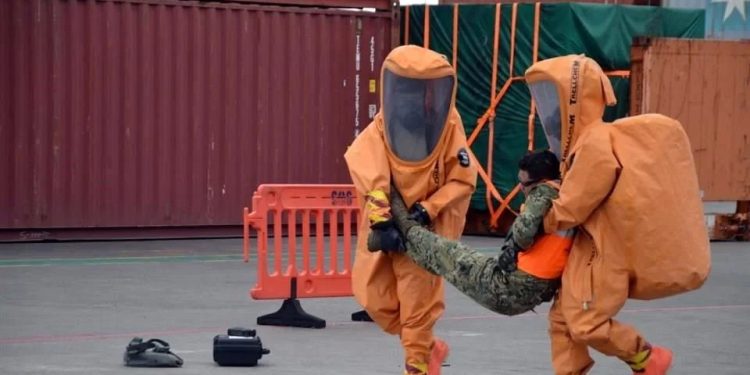 Ensaya Marina respuesta nuclear en Veracruz rumbo al Mundial