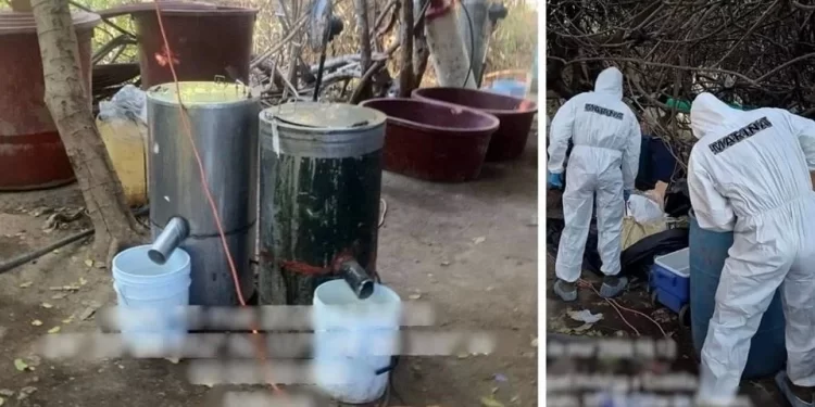 Desmantela Marina narcolaboratorio en Culiacán