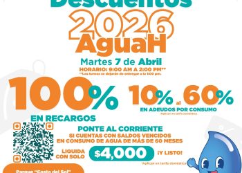 Realizará Agua de Hermosillo Jornada de Descuentos a deudores este martes 7 en colonia Costa del Sol