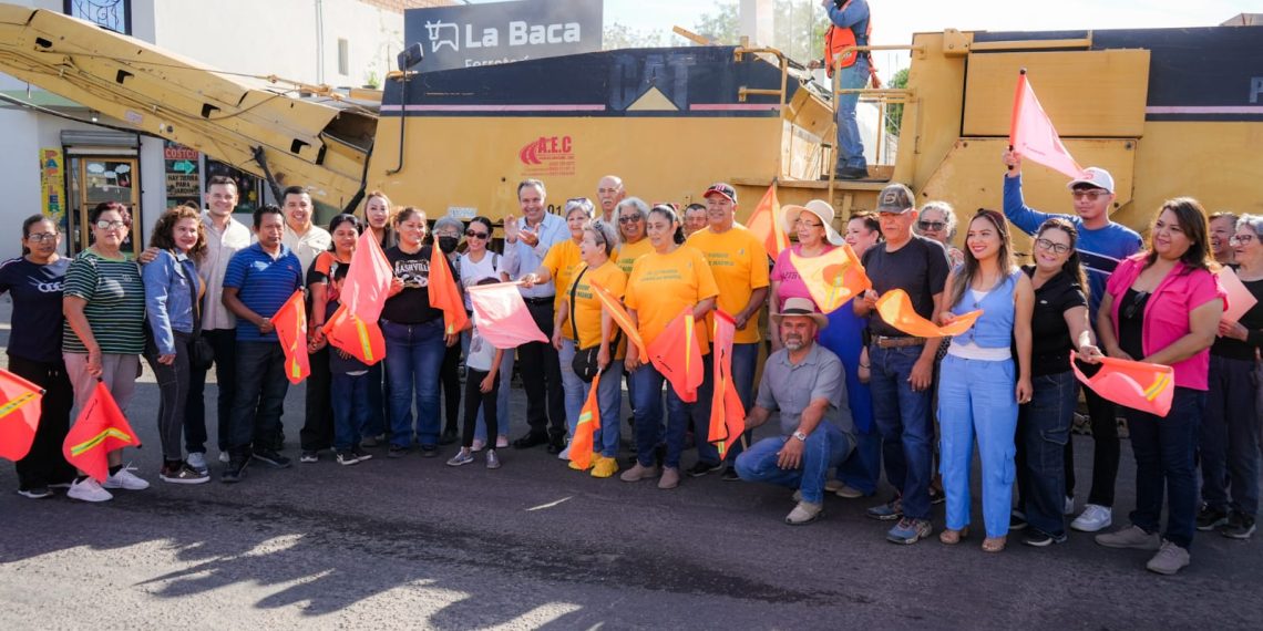 Arrancan recarpeteo de la calle Reforma en beneficio a miles de hermosillenses del sector Norte