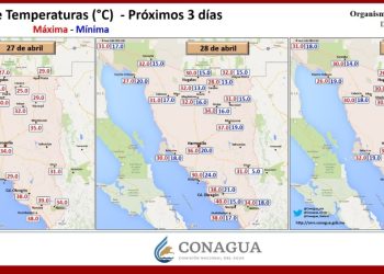 Pronostica CEPC tardes calurosas y sin posibilidad de lluvia en el inicio de esta semana en Sonora