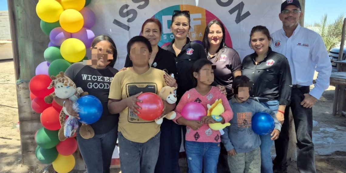 Gobierno de Sonora lleva festejos del Día de la Niñez a comunidades y ejidos