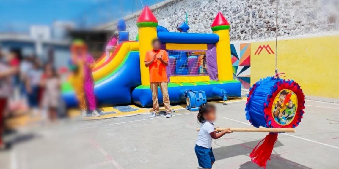 Ofrece Sistema Penitenciario festejo por el Día de las Niñas y Niños a hijos de población interna en Centros de Reinserción Social