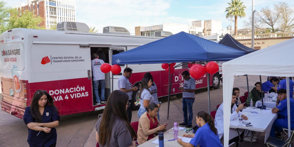 Realiza Isssteson campaña de donación voluntaria de sangre en Hermosillo