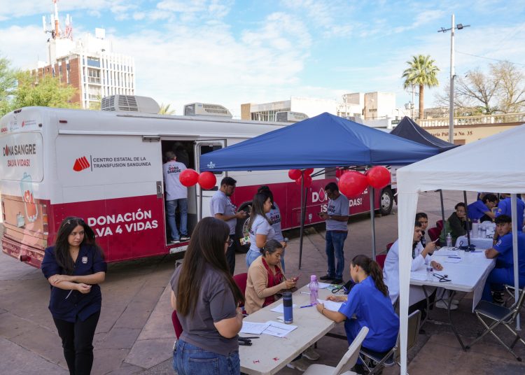 Realiza Isssteson campaña de donación voluntaria de sangre en Hermosillo