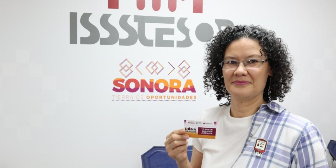 Gobierno de Sonora fortalece donación de sangre con campaña de Isssteson
