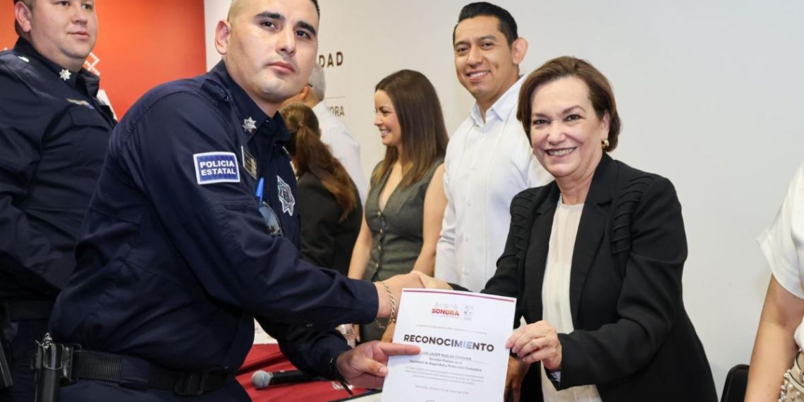 Gobierno de Sonora reconoce a SSPC por cumplimiento en declaración patrimonial 2026