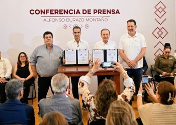 Regresan Los Mayos a casa; Gobernador Durazo anuncia 150 millones para remodelar estadio de Navojoa
