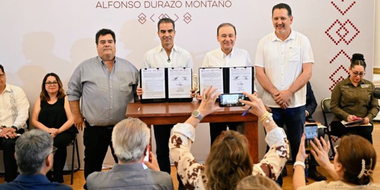 Regresan Los Mayos a casa; Gobernador Durazo anuncia 150 millones para remodelar estadio de Navojoa