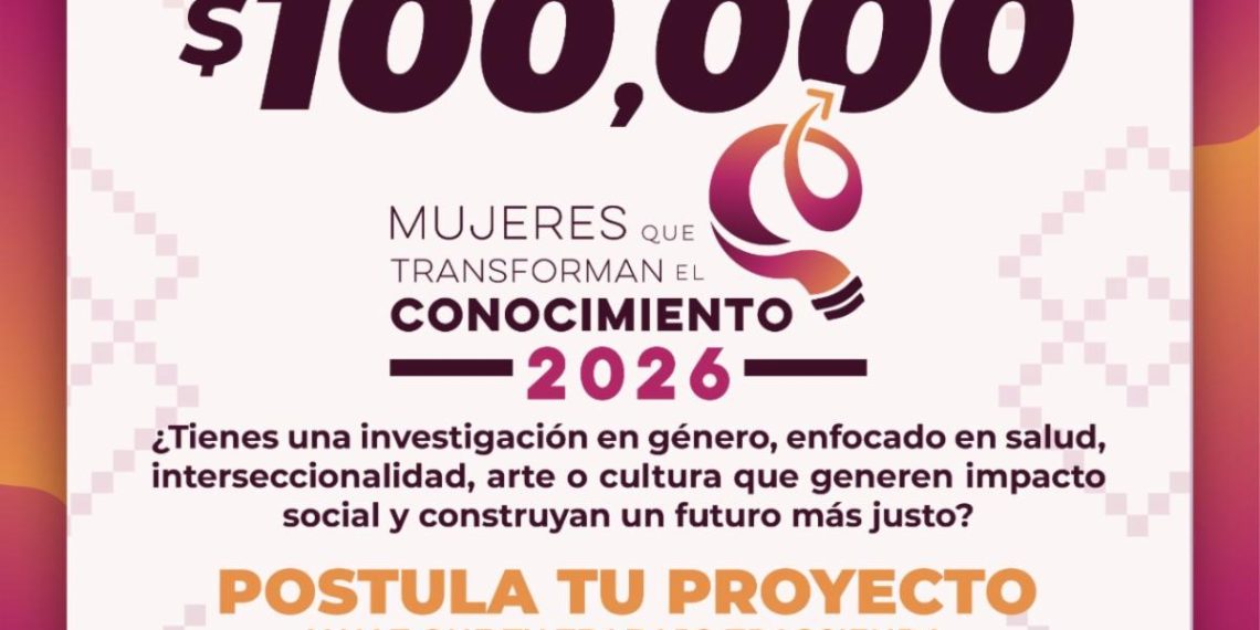 Amplía gobierno de Sonora convocatoria del Premio Mujeres que transforman el conocimiento