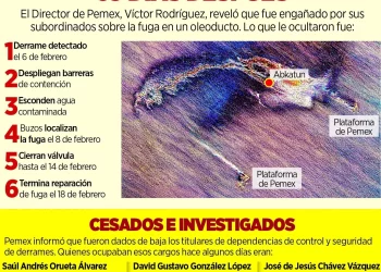 Admite Pemex fuga y mentiras