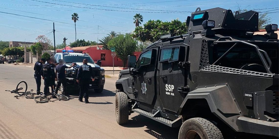 Más de 100 personas detenidas durante operativo de la Policía Estatal en Cajeme