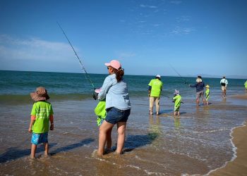 Celebran familias a lo grande tercera edición 2026 de “El Pescadorcito” en Bahía de Kino