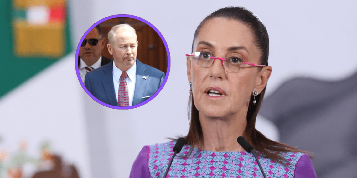 Sheinbaum exige respeto a soberanía ante postura de embajador