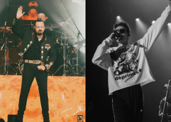 Pepe Aguilar, invitado sorpresa en concierto de Peso Pluma