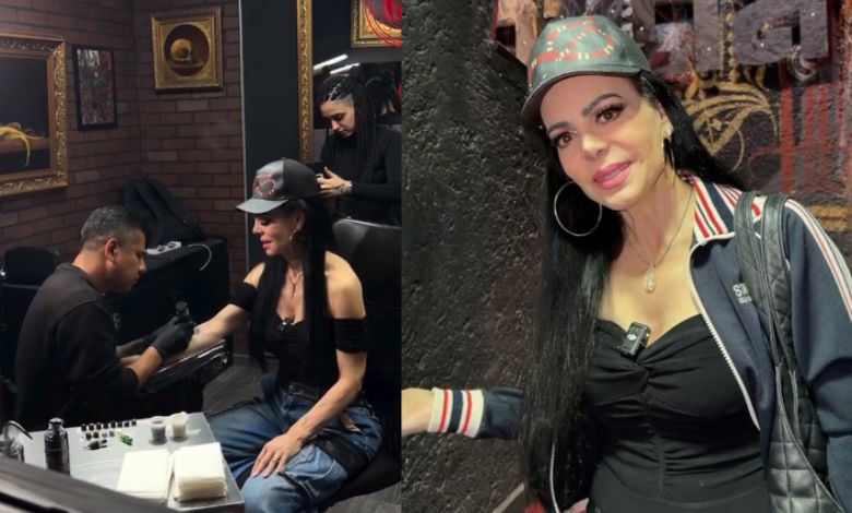 Maribel Guardia cumple su palabra y se tatúa en honor a Julián Figueroa