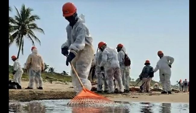 Derrame en el Golfo de México: recolectan más de 889 toneladas de hidrocarburo
