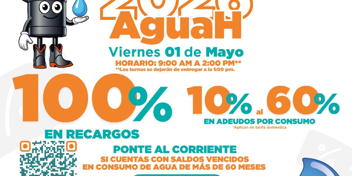 Residentes del Cortijo podrán aprovechar la jornada de descuentos Agua de Hermosillo