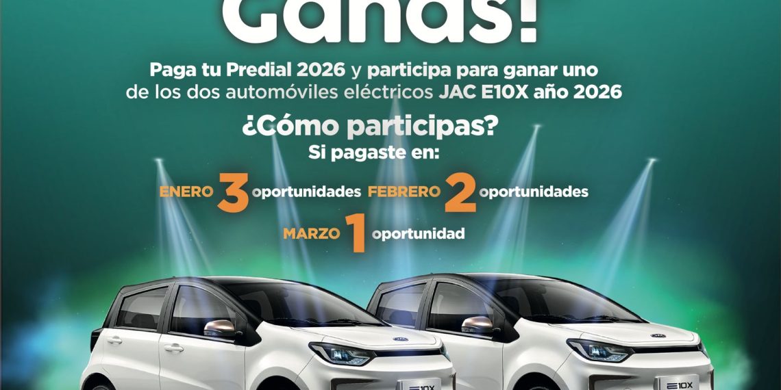 Contribuyentes pueden consultar folios para el sorteo de dos autos eléctricos ¡En la H, Cumpliendo Ganas!