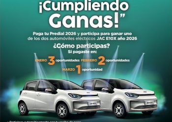 Contribuyentes pueden consultar folios para el sorteo de dos autos eléctricos ¡En la H, Cumpliendo Ganas!