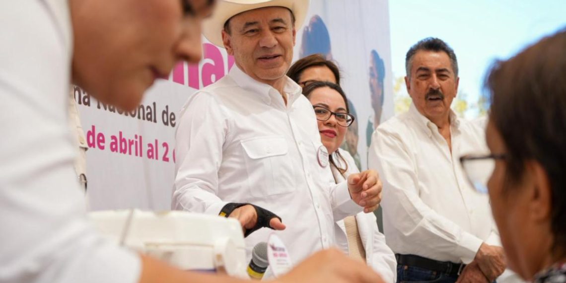 Arranca el Gobierno de Sonora la Semana Nacional de Vacunación “Vacunar es Amar”