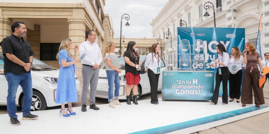 Anuncia Ayuntamiento de Hermosillo a los dos ganadores de los vehículos eléctricos del sorteo “En la H ¡Cumpliendo Ganas!”