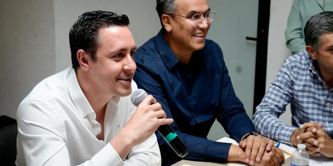 Refuerzan coordinación y trabajo institucional en reunión del PT Sonora encabezada por Ramón Flores, con la participación de Fernando Rojo de la Vega