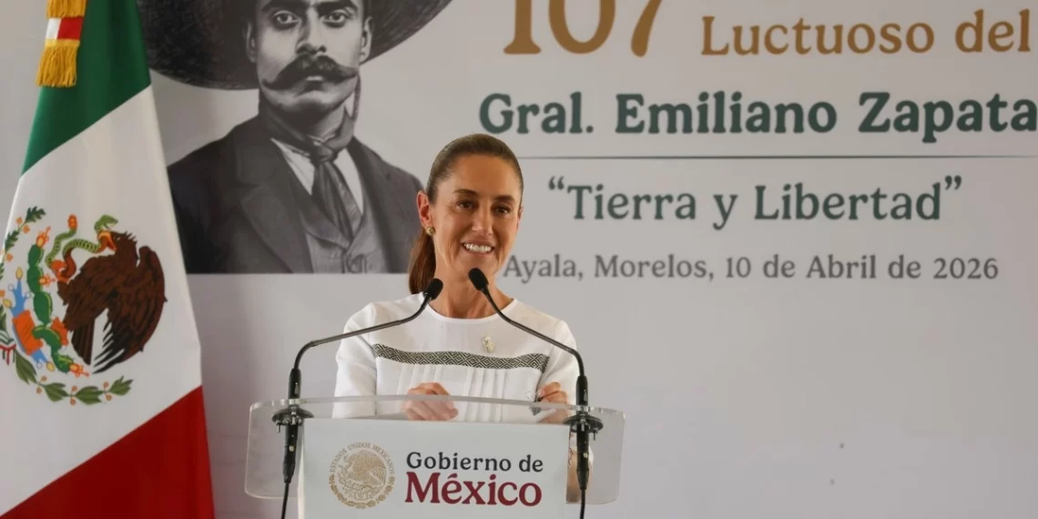 Seguiremos apoyando al campo, afirma Sheinbaum al conmemorar 107 años del asesinato de Emiliano Zapata