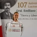 Seguiremos apoyando al campo, afirma Sheinbaum al conmemorar 107 años del asesinato de Emiliano Zapata