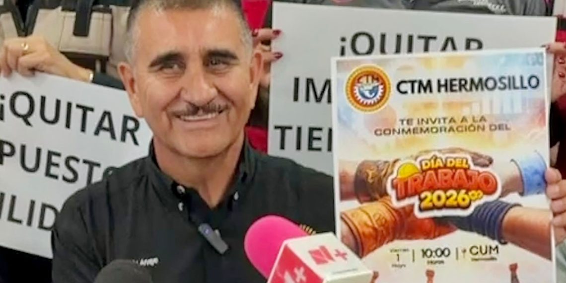 CTM Hermosillo convoca 40 mil trabajadores para conmemorar el Día del Trabajo