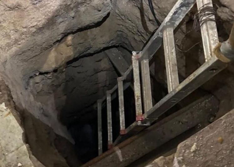 Localizan túnel utilizado por el crimen organizado entre Sonora y EU