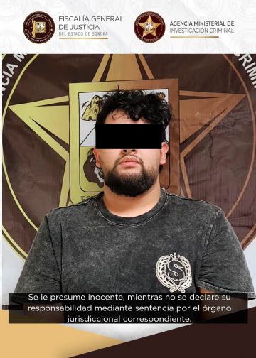 FGJES captura a sujeto por privación ilegal de la libertad y extorsión en Hermosillo