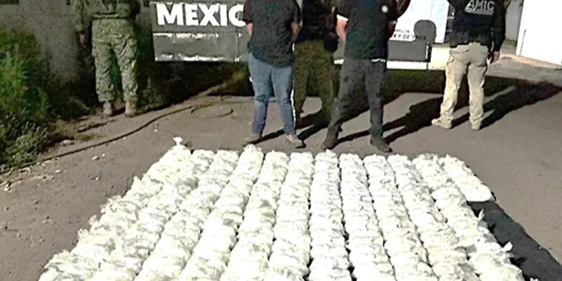 Decomisan cargamento de droga en Fundición; hay dos detenidos