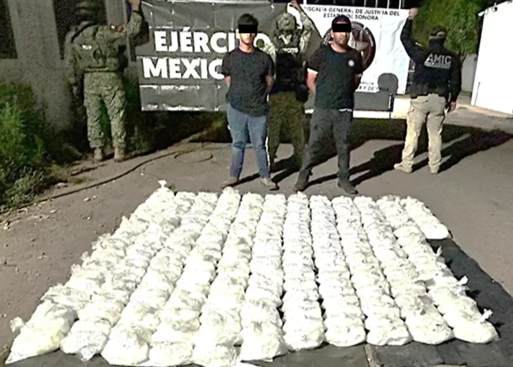 Decomisan cargamento de droga en Fundición; hay dos detenidos