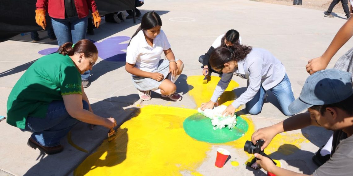 Realizan Jornada Nacional de Tequios por la Tierra y Murales Mundialistas