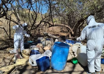 Semar desmantela ‘narcolaboratorio’, presuntamente del cártel de Sinaloa, en Cosalá