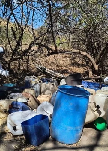 Semar desmantela ‘narcolaboratorio’, presuntamente del cártel de Sinaloa, en Cosalá