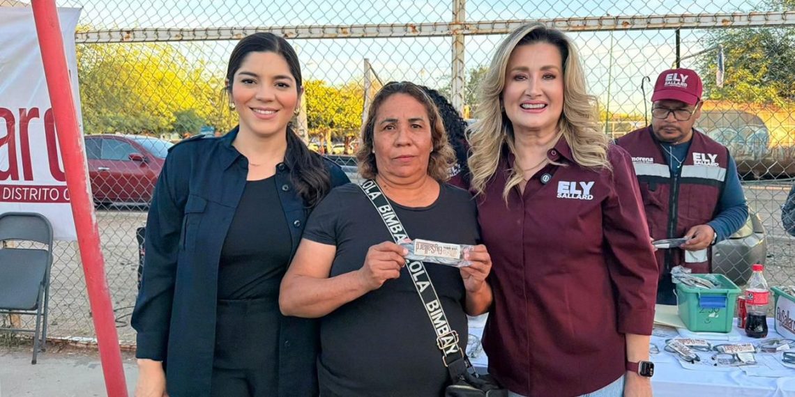 Diputadas Ely Sallard y Amairani Peña acercan servicios integrales a la colonia Palo Verde