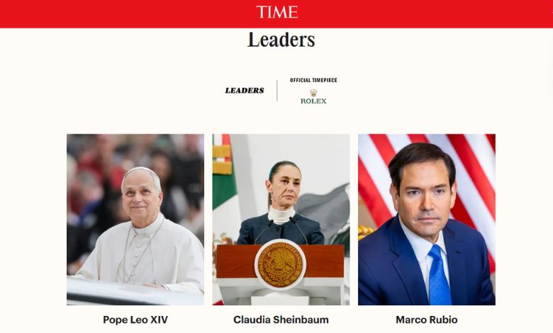 Sheinbaum entre los 100 líderes más influyentes del mundo: “Time”