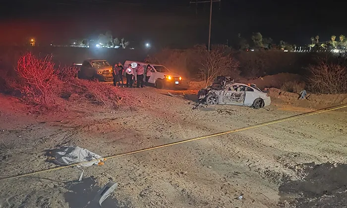 Mueren tres en trágico choque en el valle de Empalme