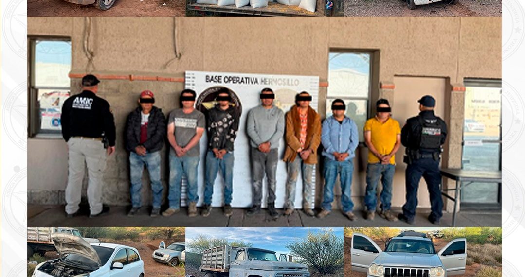 Operativo conjunto AMIC-DEFENSA-PESP captura a siete personas por robo a tren en Santa Ana