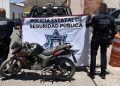 Recupera Policía Estatal moto robada y asegura narcótico en Magdalena