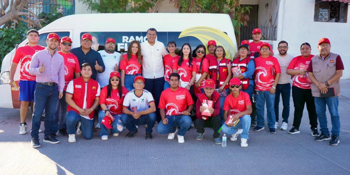 Diputado Ramón Flores acompaña al gobernador Alfonso Durazo en entrega de becas a deportistas y continúa jornada territorial en Guaymas