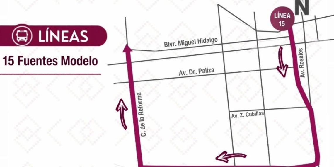 Gobierno de Sonora informa desvíos temporales en líneas de transporte urbano en Hermosillo