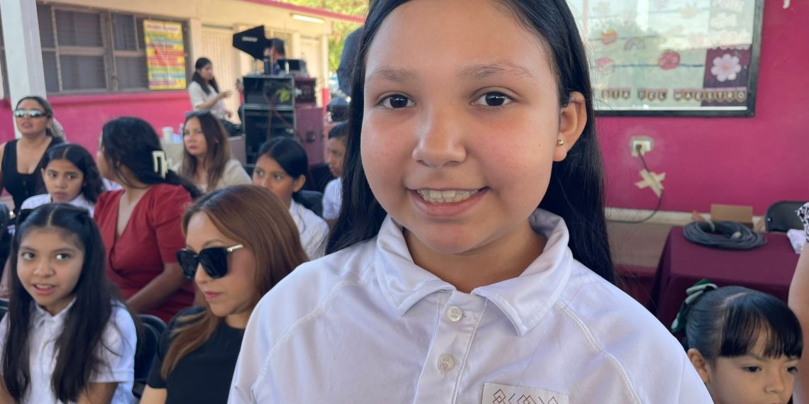Estudiantes de primaria agradecen a Gobernador Durazo y Presidenta Sheinbaum por entrega de becas Rita Cetina
