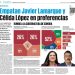 Publica El Universal encuesta de Enkoll donde Célida López y Javier Lamarque encabezan preferencias rumbo a la gubernatura de Sonora